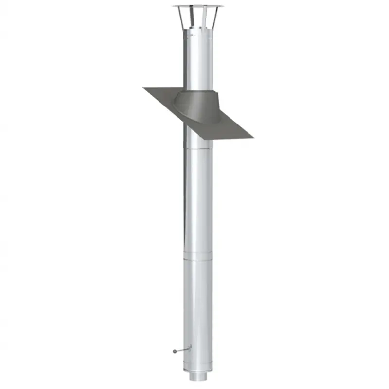 Skorsten RST 3m 150mm Jeremias - Skorstenstillbehör och dragförbättrare - 5900856899412 - 0