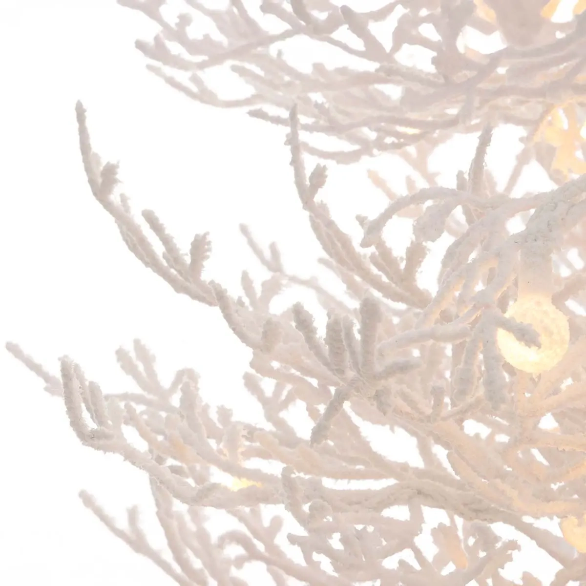 Juletræ hvid 150 cm 160 LED - juletræer - 6410416508634 - 6