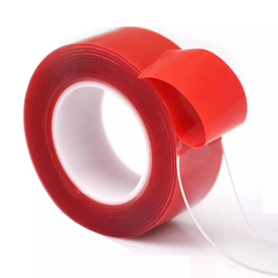 SafeMate Akryltejp 25mm x 2m klar 2-sidig - Halkskyddstejp och dubbelhäftande tejp - 6418536023815 - 0
