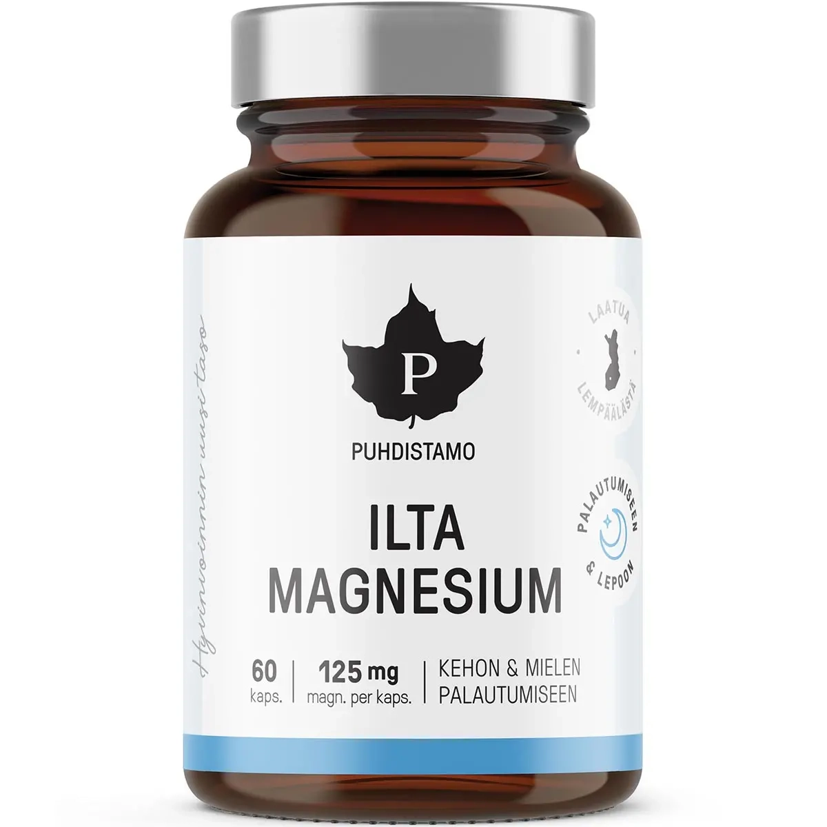 Kvällsmagnesium Pureness 60 kapslar&nbsp; - Vitaminer och pulver - 6430039223707 - 0