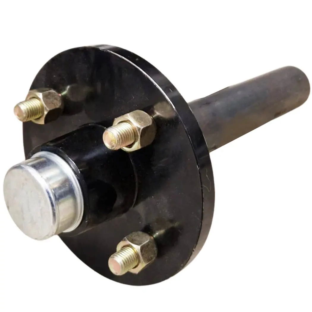 Centrum 4x100mm 375kg rund aksel 40mm Gh - Trailernav, aksler og støddæmpere - 6438168098760 - 0