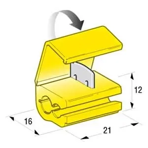 Rosvokrogen 10stk gul - Abiko - 6438255200274 - 1