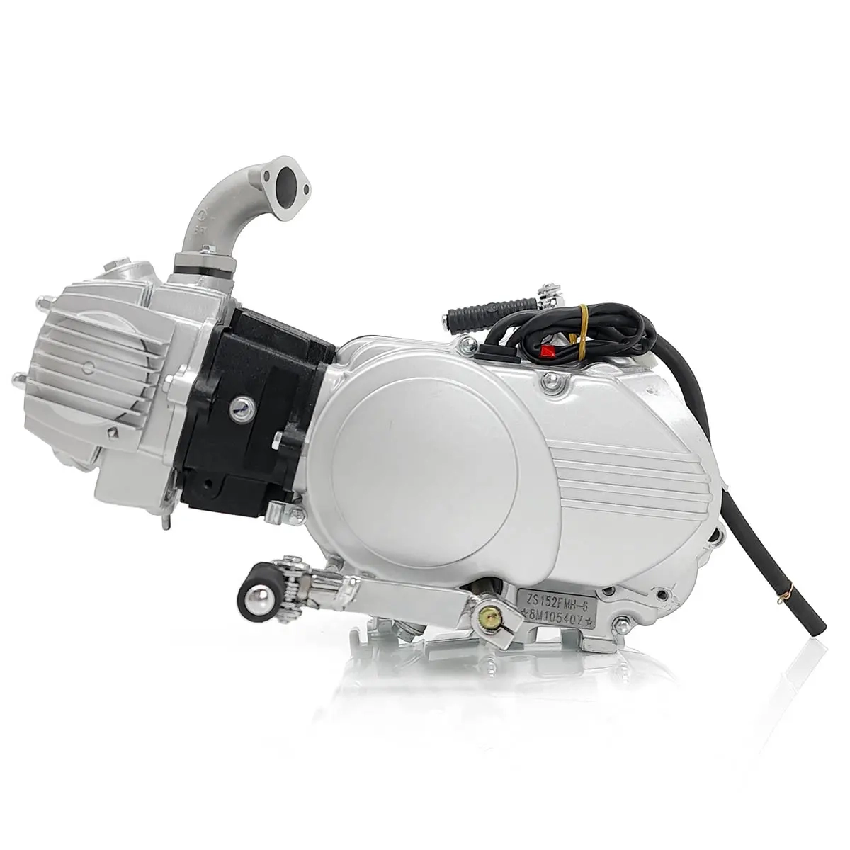 Motor 110CC Lifan CR110F 4-Gear, kobling - Motocross- og knallertudskiftningsmotorer - 6438471023862 - 3