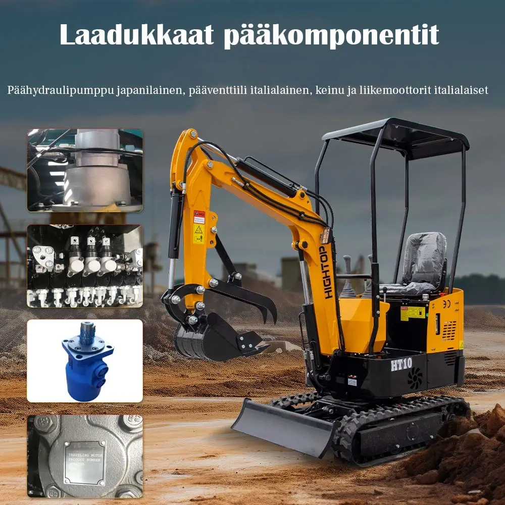 Minigraver HT10B - Minigravere og jordfræsere - 6438471032635 - 12