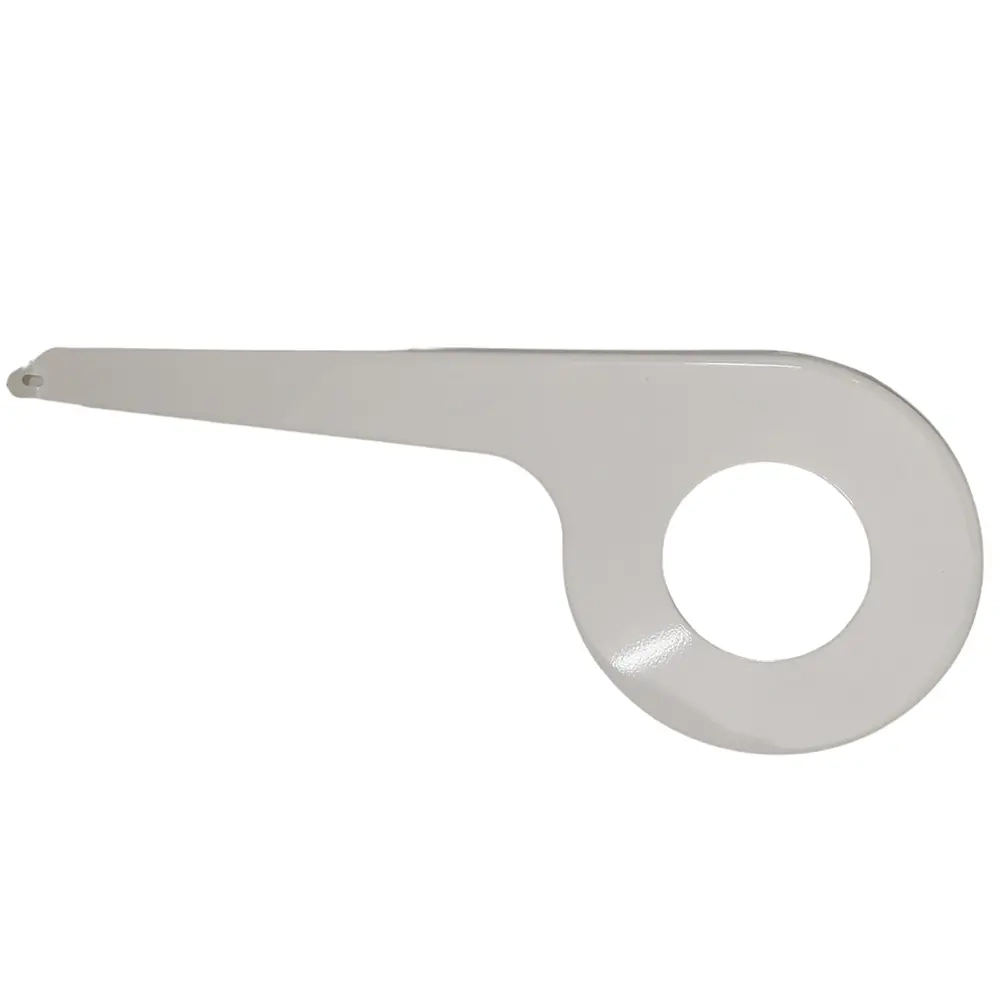 Kedjeskydd vit metall - Elcykel delar - 6438471346060 - 0