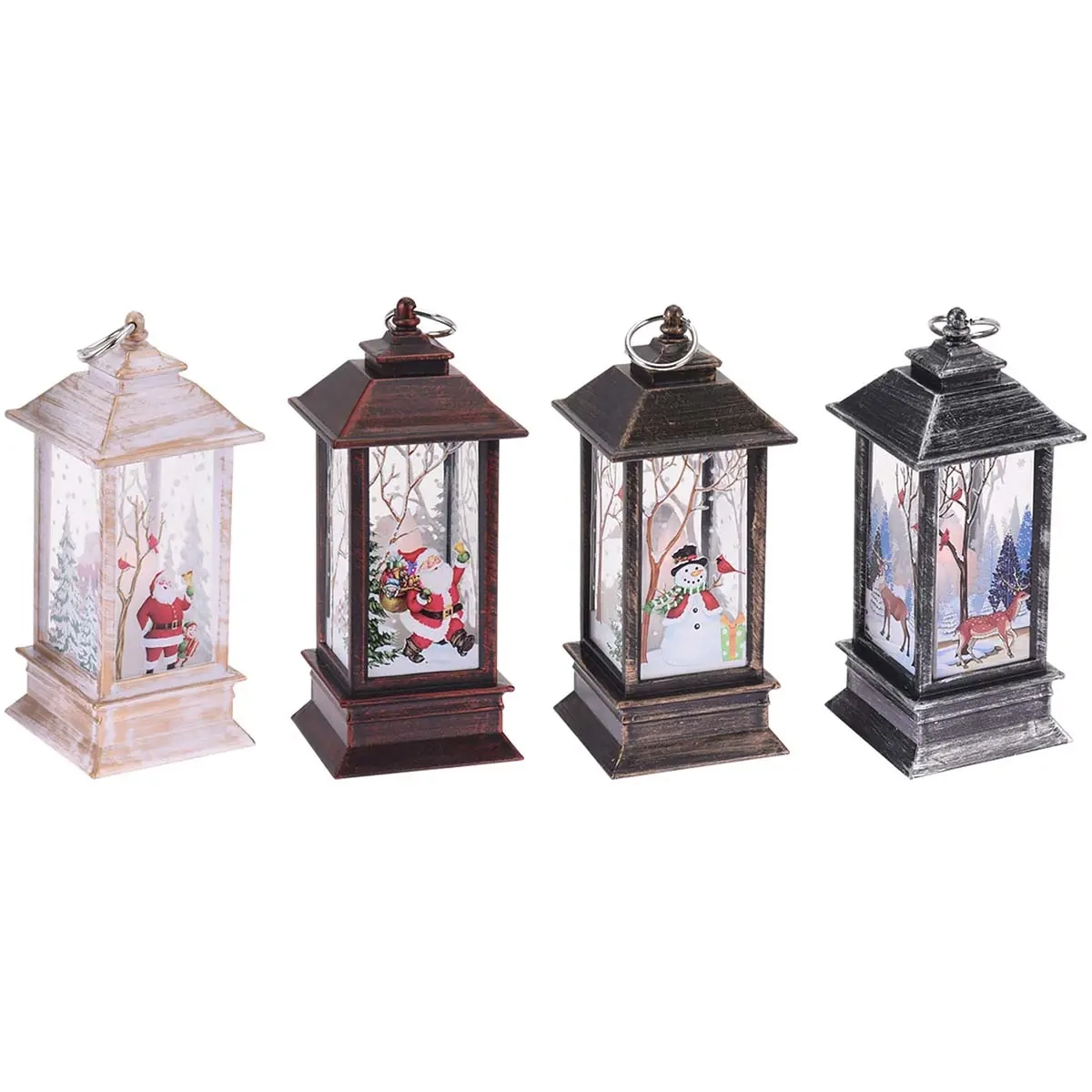Lykta led SnowWorld 13cm - LED lyktor - 8719987253805 - 1