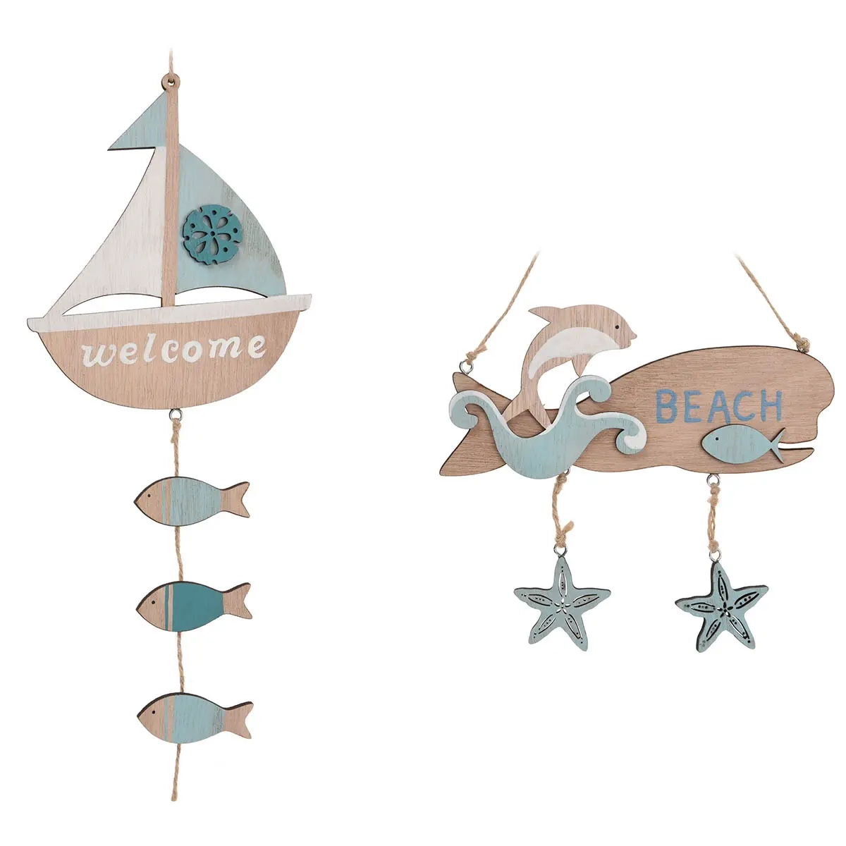 Seinädeco Welcome to Beach 15 cm lajitelma - Dekorationsföremål - 8720573175975 - 0