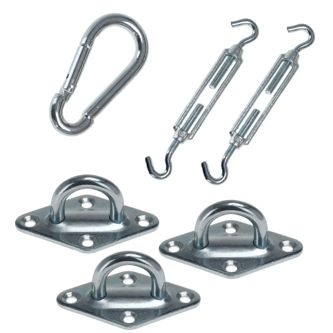 Monteringsset för solsegel - Parasoll och parasollfötter - 8720573939683 - 0