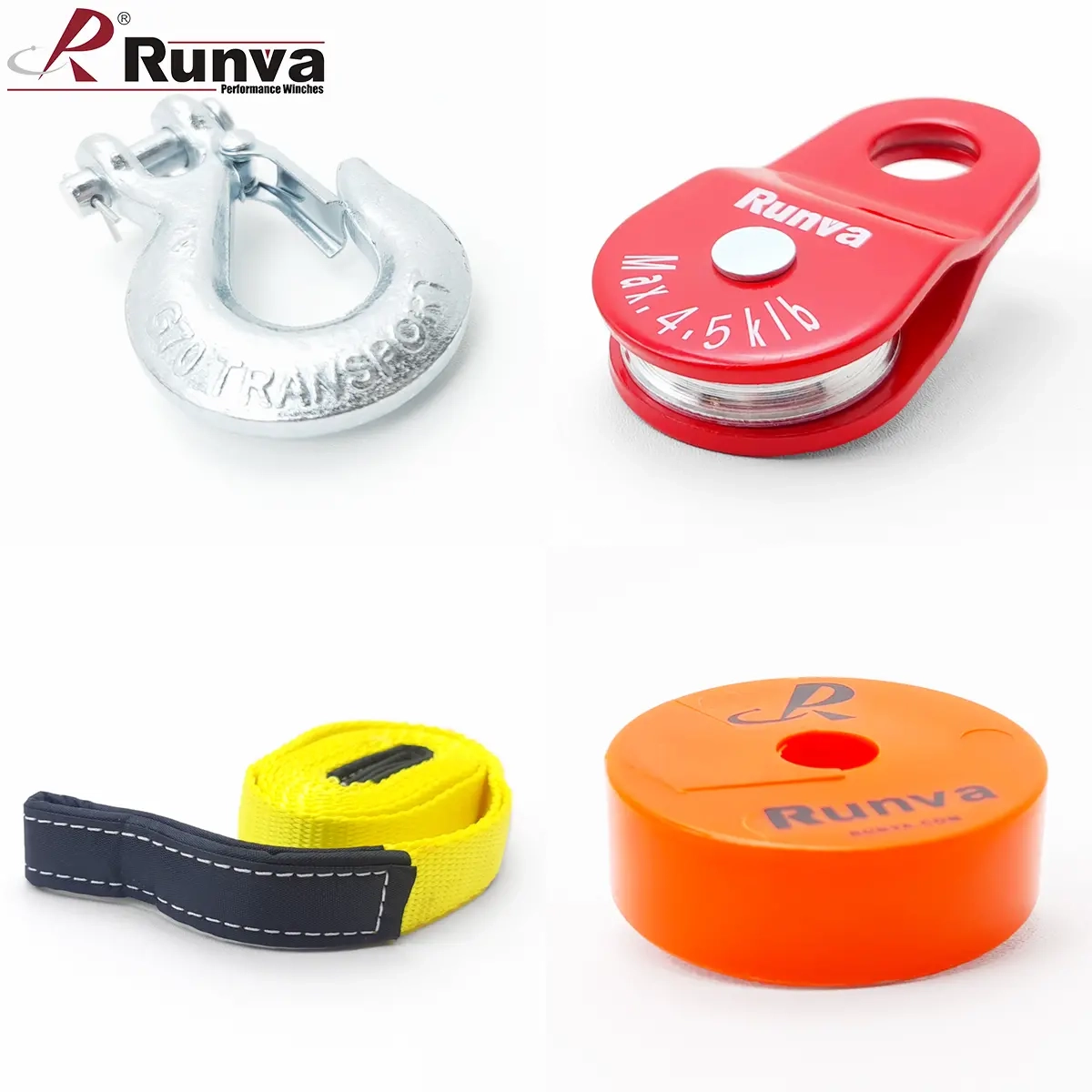Runva Vinsj 1134 kg 2500 lbs med wire - ATV spil - 48776565569 - 4