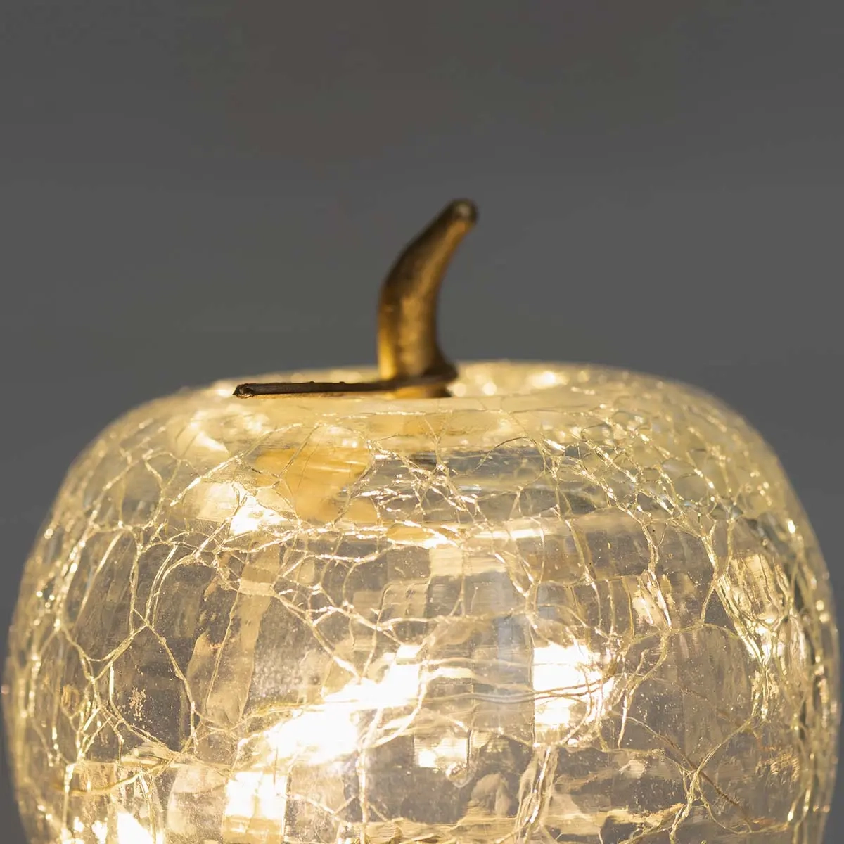 Glasboll med LED-lampor klar 10 cm - Dekorationsföremål - 6410416482736 - 3