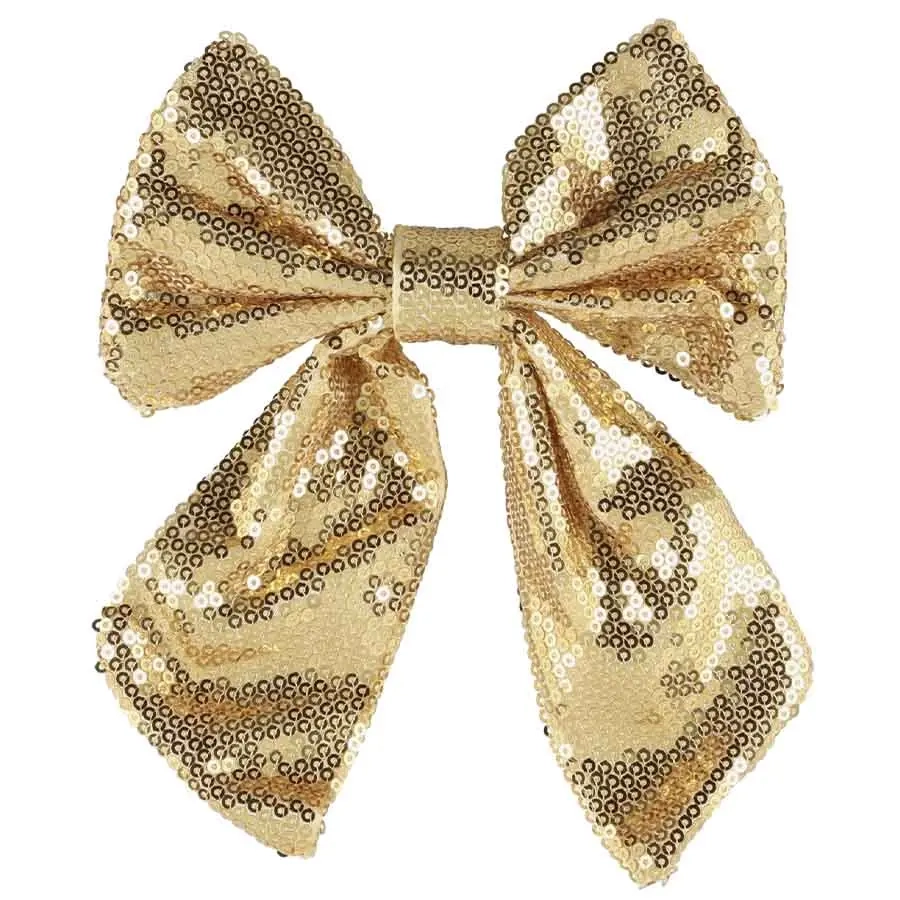 Rosett 14x18 cm 2 st guld - Julgransdekorationer - 6410416576237 - 0