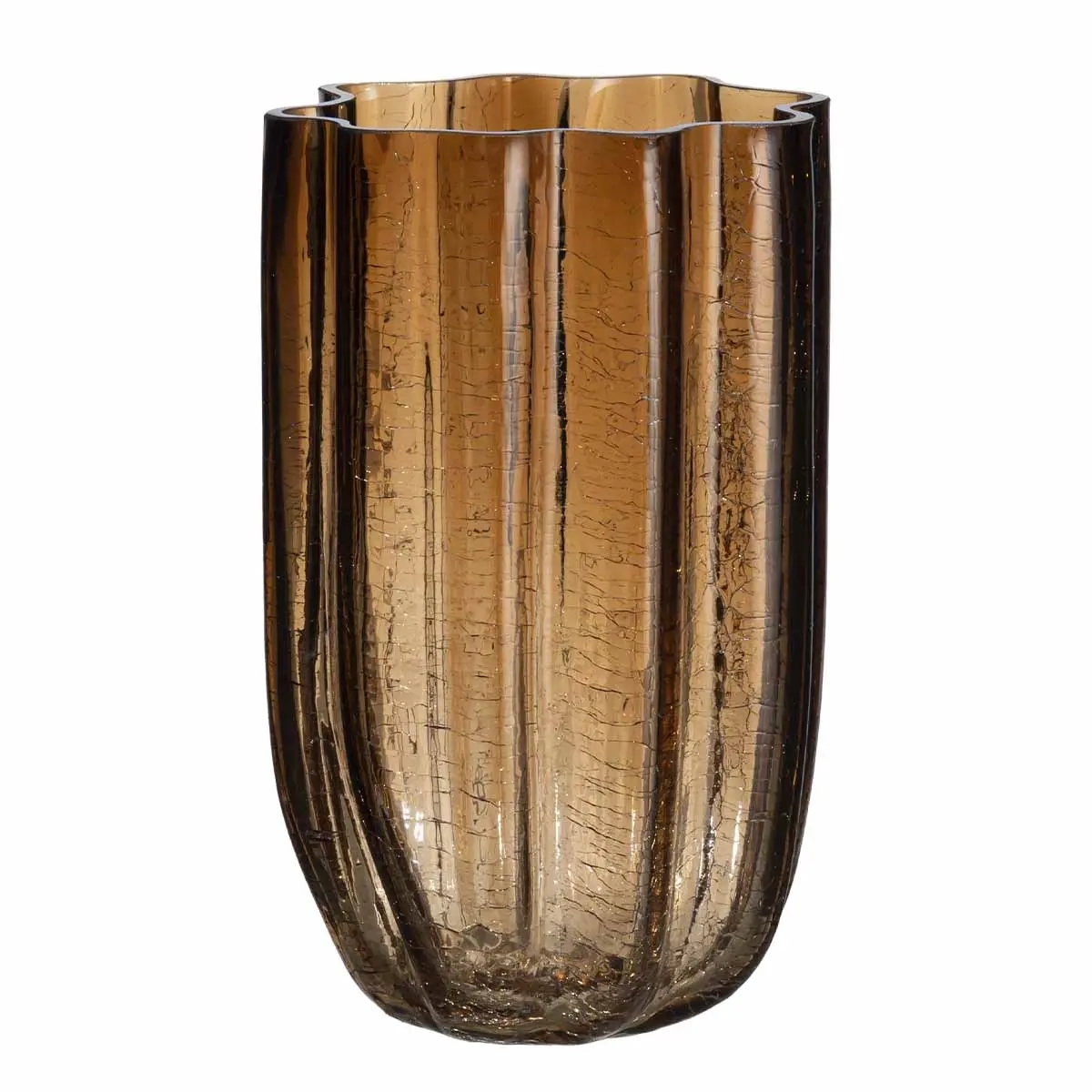 Vas Ylva brun 25 cm - Vaser och brickor - 6410416579962 - 0