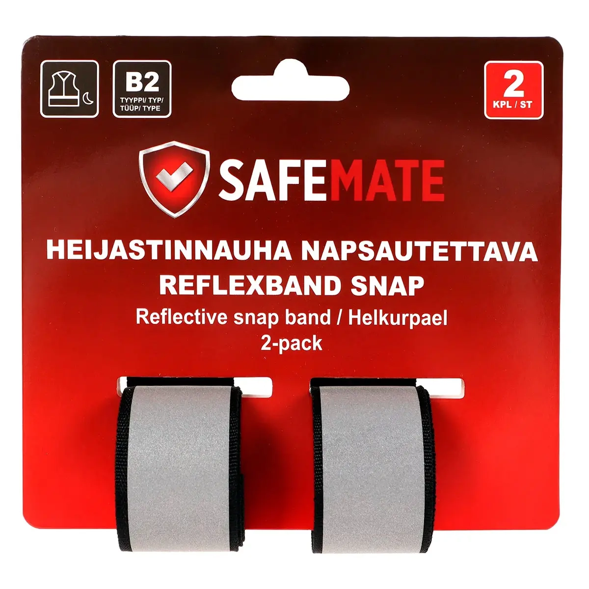 Refleksbånd klikbar 2 stk. - Reflekser og refleksveste - 6418536029916 - 1