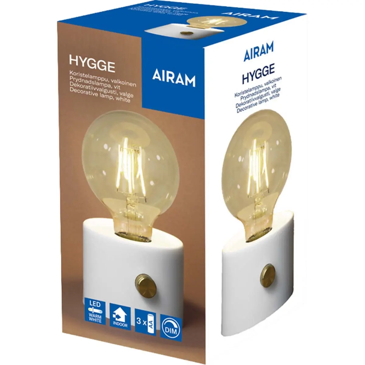 Dekorationslampe Hygge hvid 15 cm - Lys dekorationer udendørs - 6435200314031 - 2