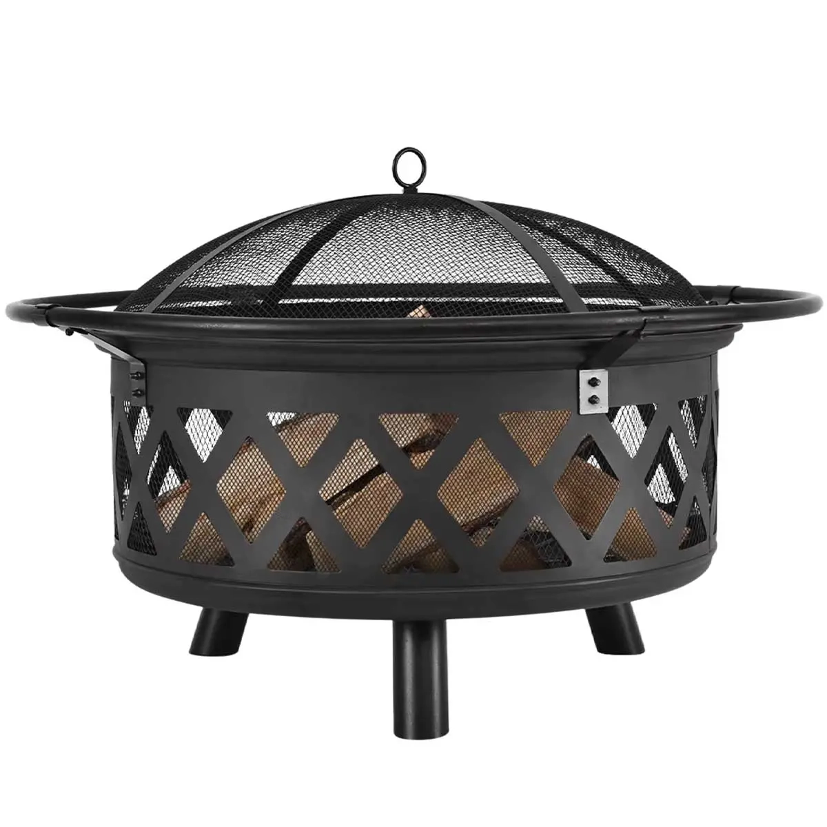 Eldstad Arvika 91 cm med grillgaller - Eldstad utomhus och eldfat - 6438168120591 - 2