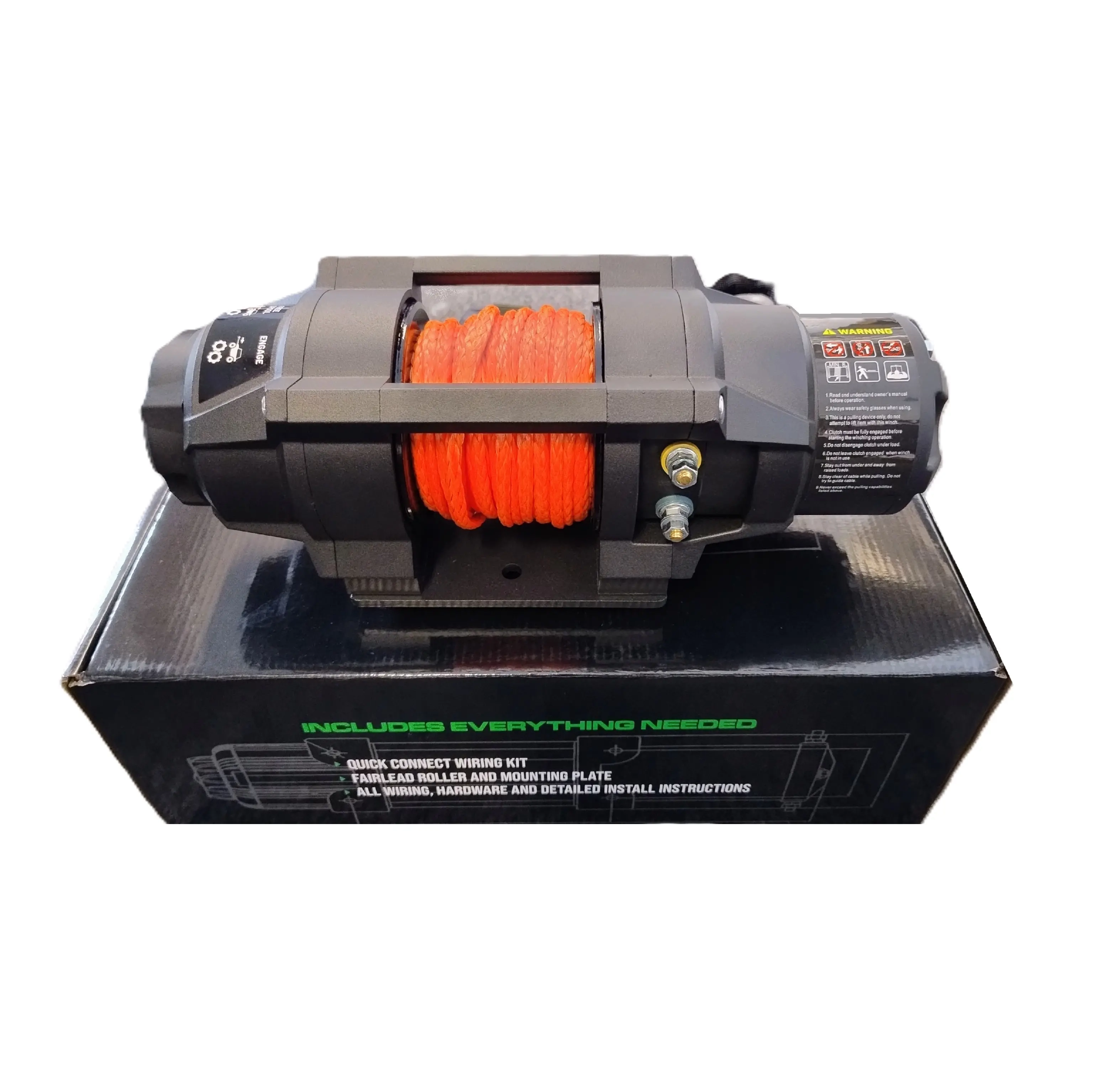Vinsj til ATV Bronco med HDCS 204 kabel - ATV spil - 6438235278804 - 3
