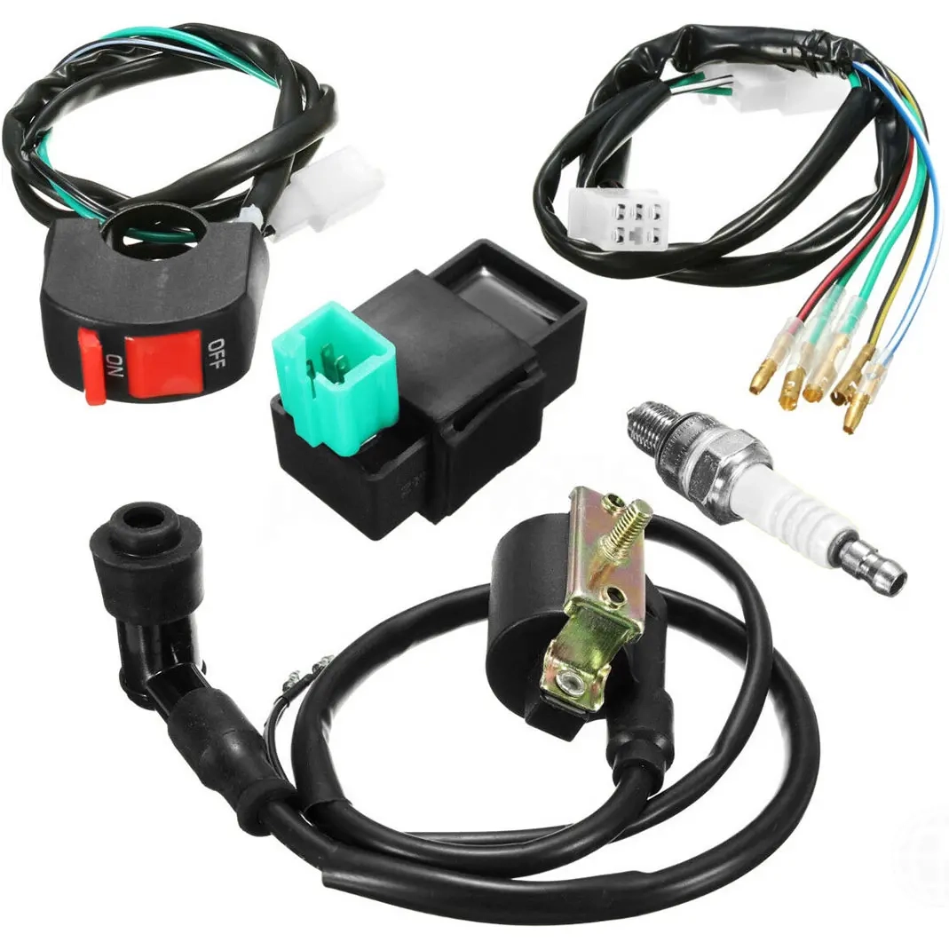 Motocross kabelsats Kit 50cc 110cc 125cc - Cross och moped elsatser - 6438471001761 - 0