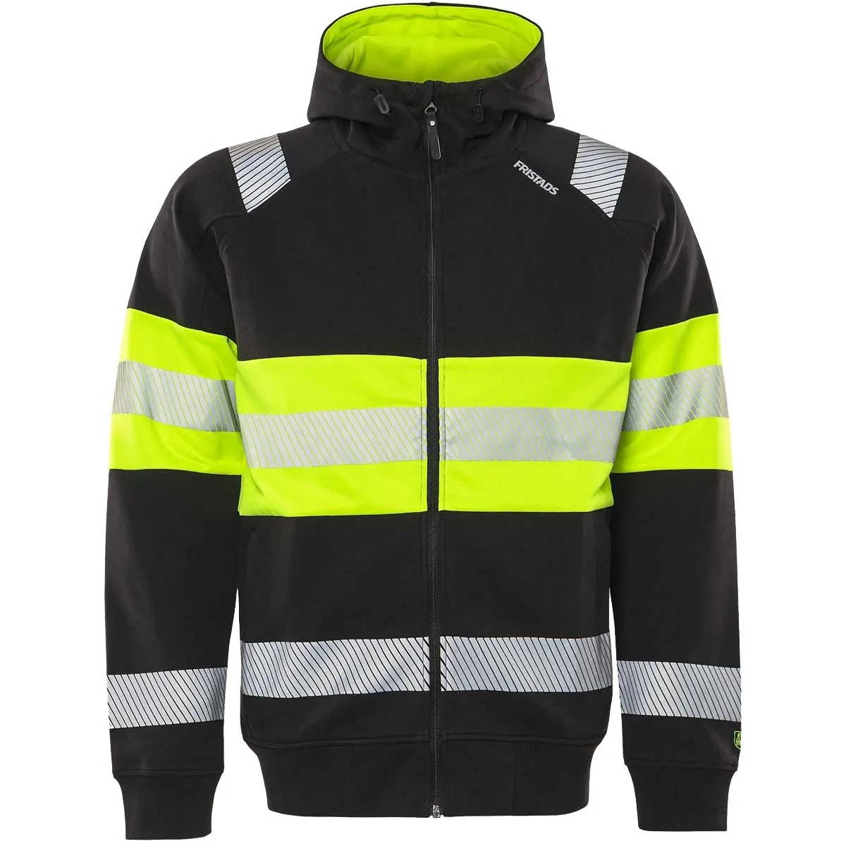Collegejacka med huva High vis lk 1 7532 - Arbetsjackor och arbetströjor - 7322304292756 - 0