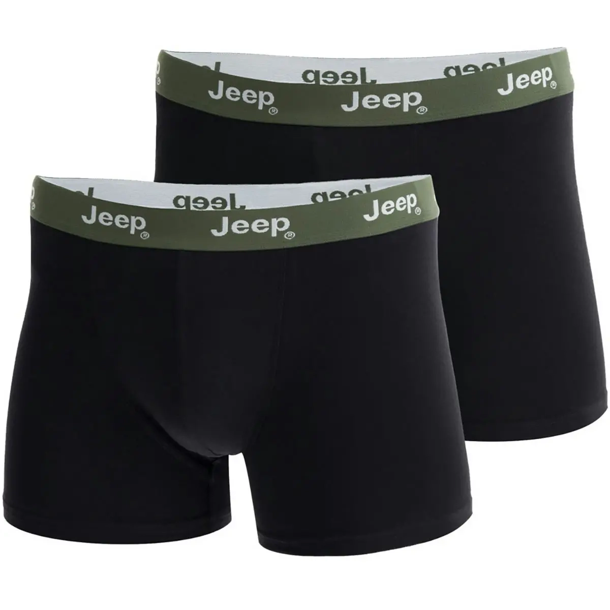 Herrebokser Jeep sort L 2 stk - Bukser, shorts og underbukser - 8054216992422 - 0