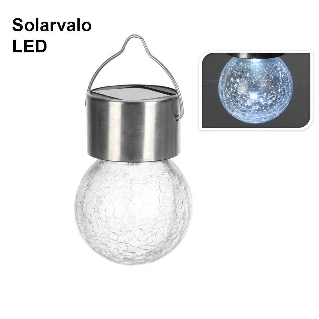 Solcellslampa Spricka LED 9cm hängande - Solcellslampor - 8719202526349 - 1