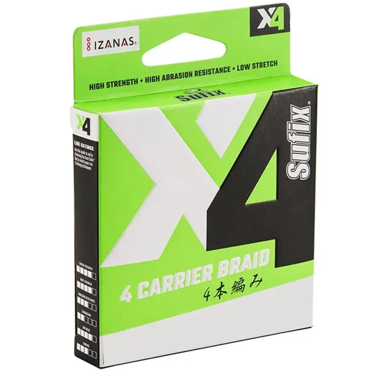 Line Sufix X4 Braid Hi Vis Yellow 150m. - Fiskesnøre - 024777740150 - 1