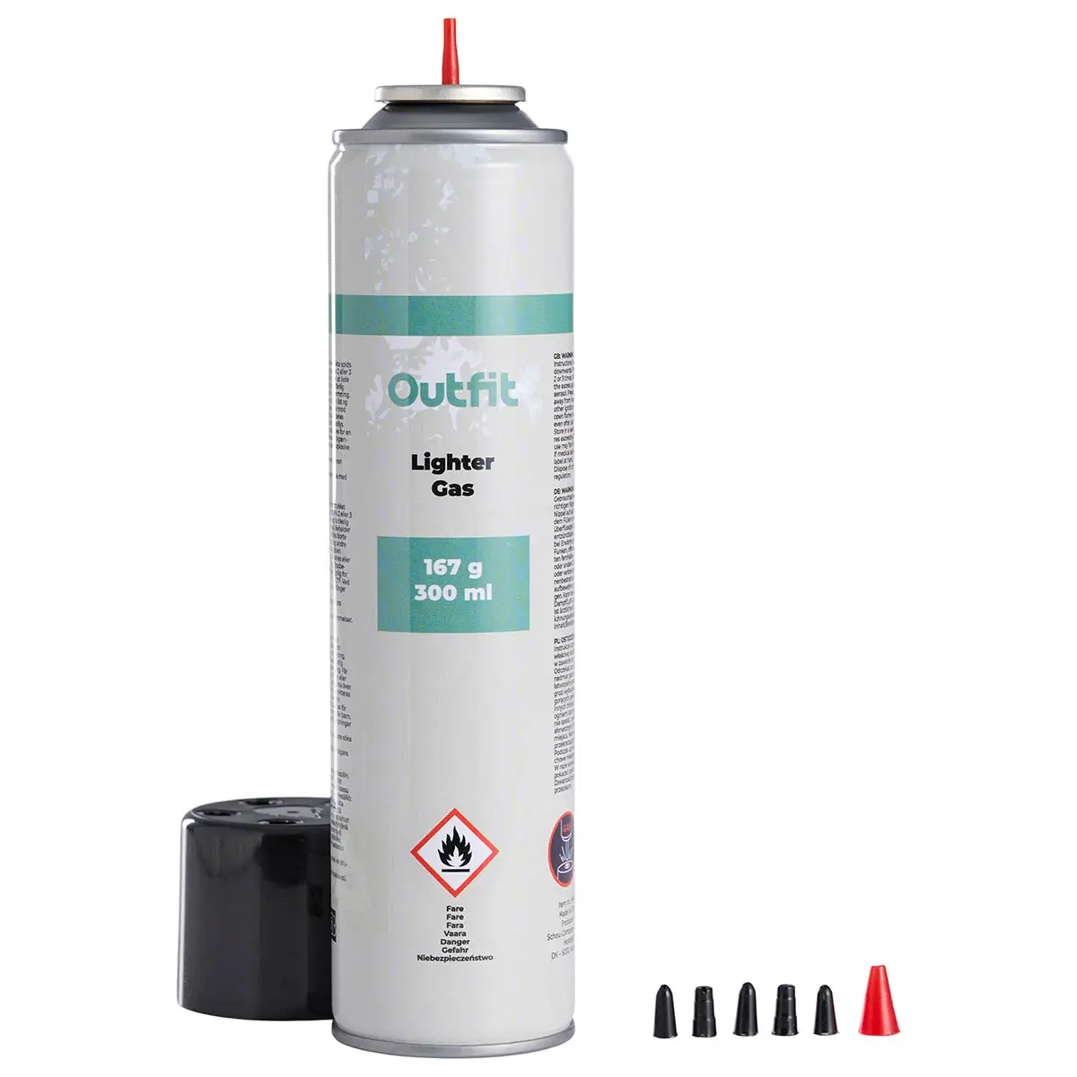 Gasbrænder 300 ml OutFit - Gaslightere og tændstikker - 5709386964689 - 1