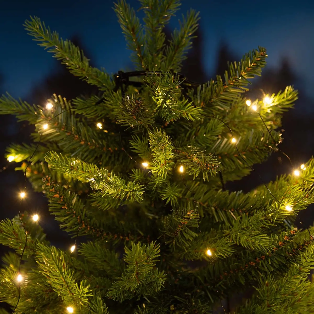 Ljus huva 200led varmvit - juletræslys - 6410416092522 - 1