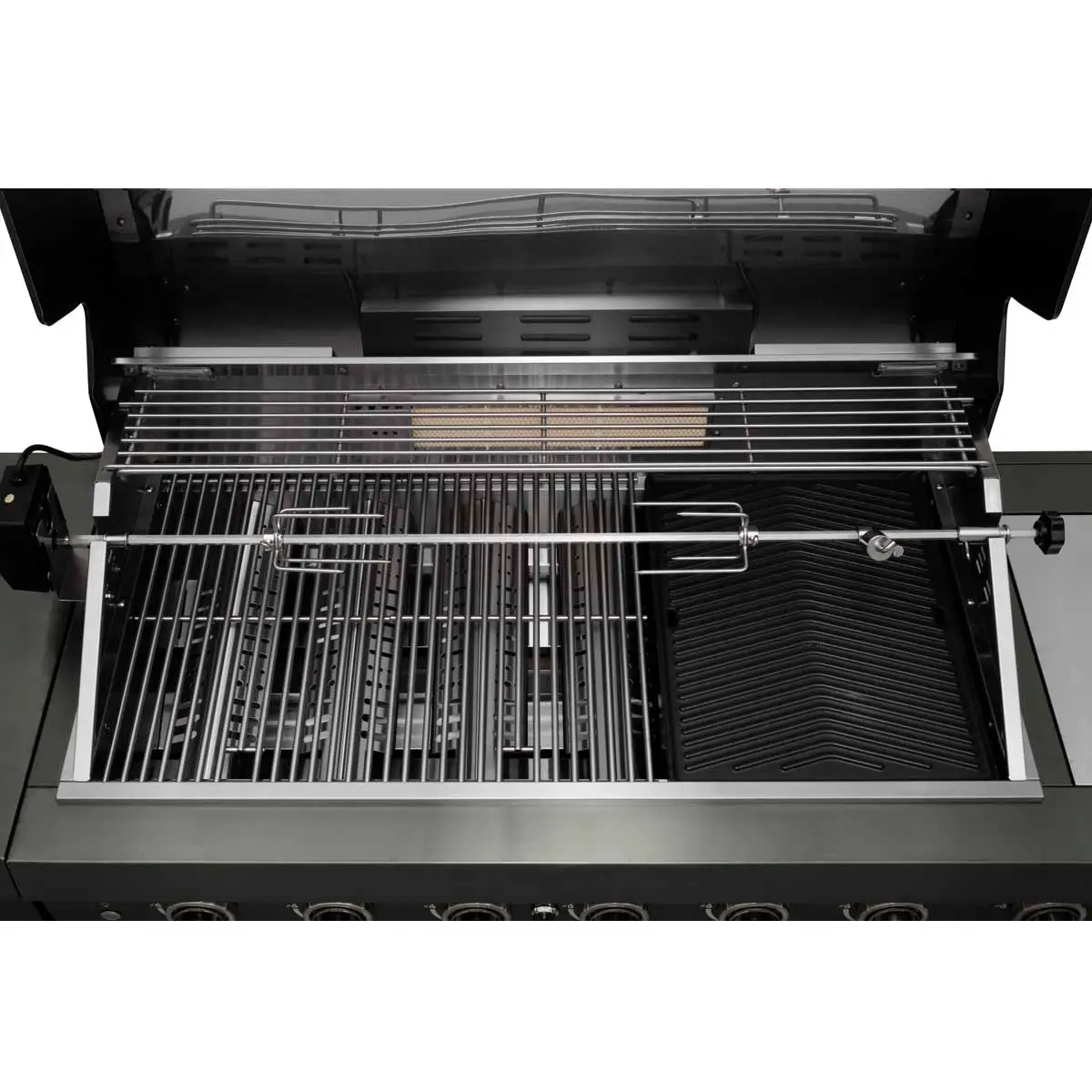 Gasolgrill och utekök Mustang Black Diamond 6+2 - Gasolgrillar - 6410416257143 - 4