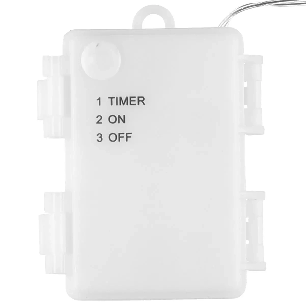Batterilampor 100 mikro-LED 10m klar vit - Ljusslingor utomhus och inomhus - 6410416377162 - 2