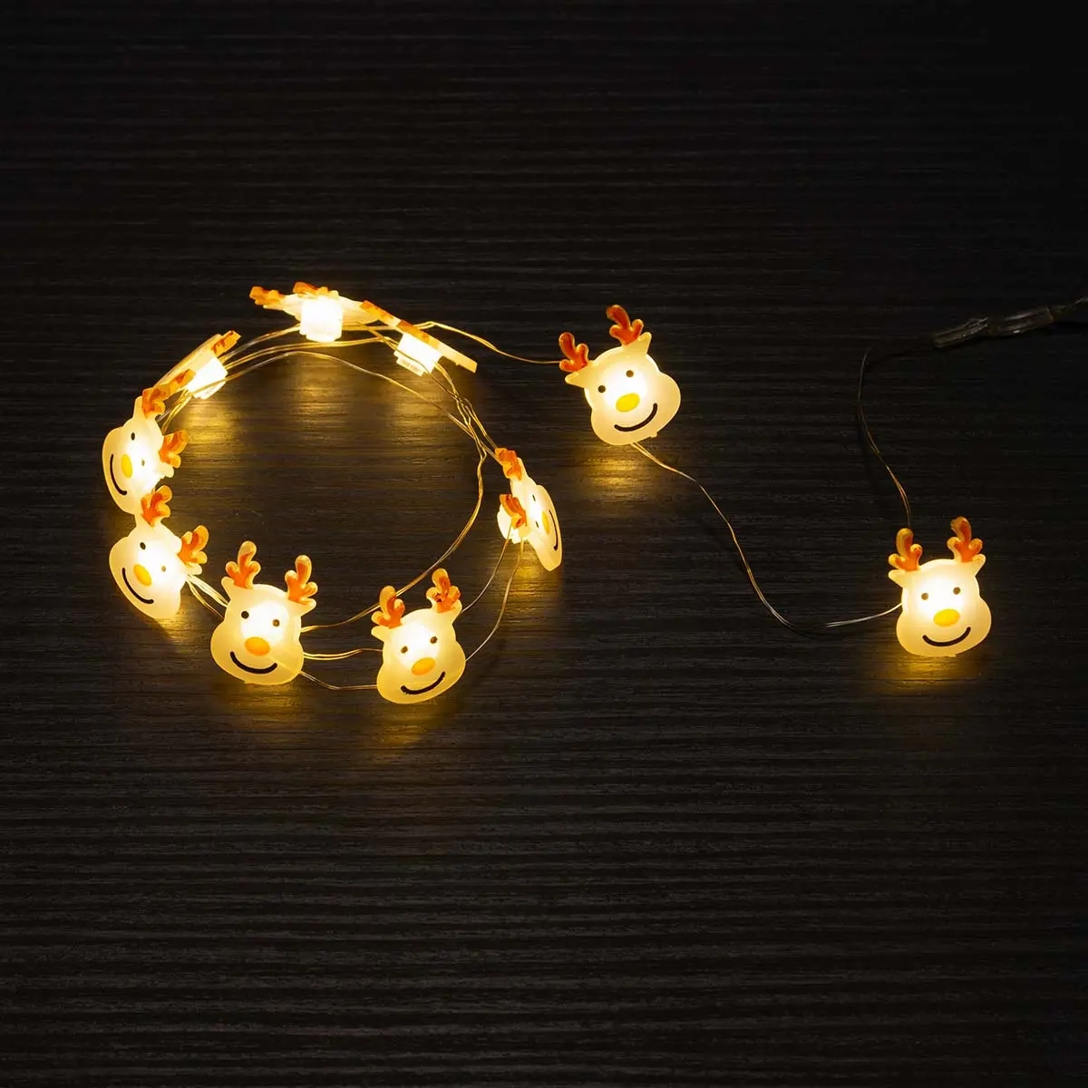 Ljusslinga Renens ansikte 10LED - Batteridrivna ljusslingor - 6410416492131 - 1