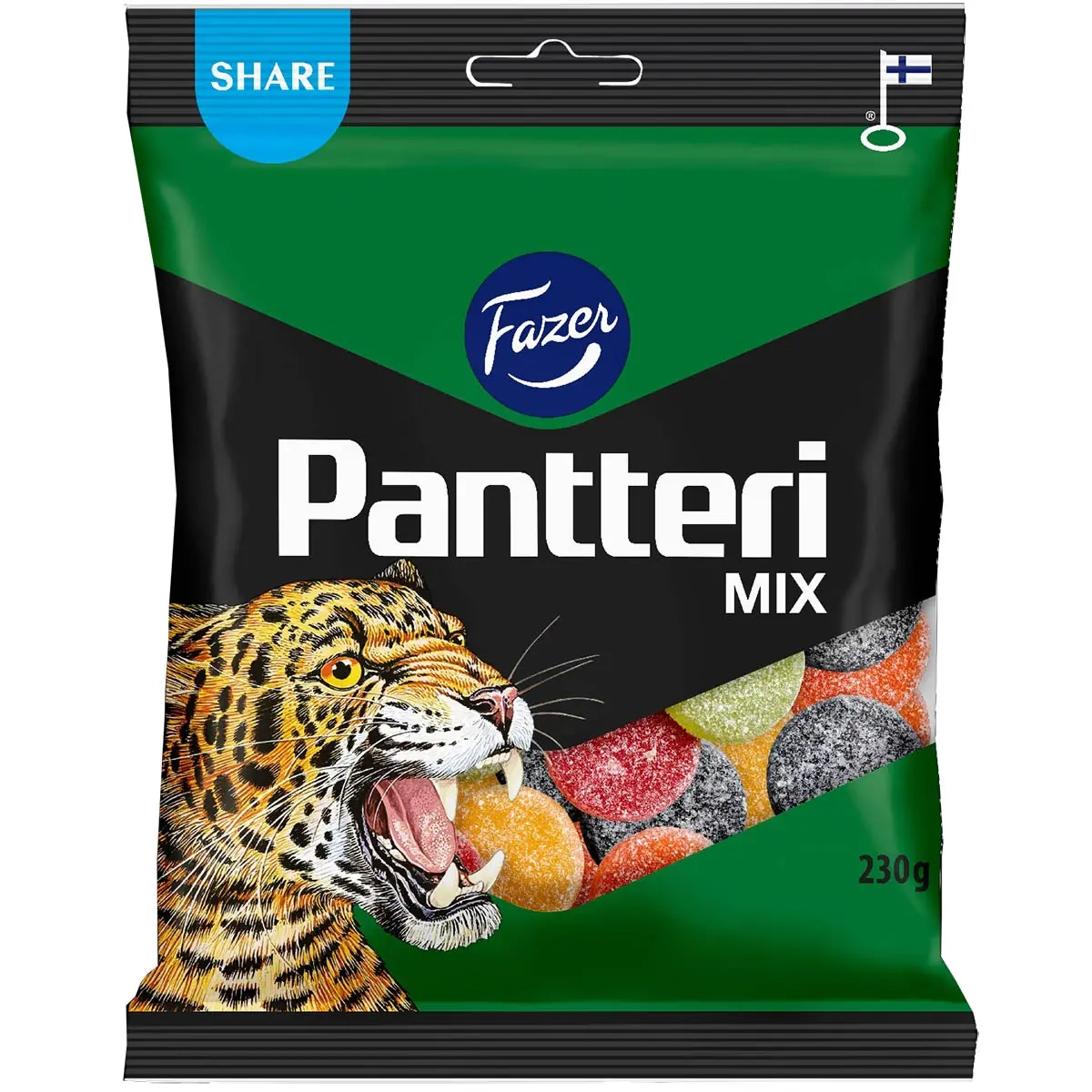 Fazer Pantteri Mix godispåse 230g - Godispåsar - 6416453048850 - 0