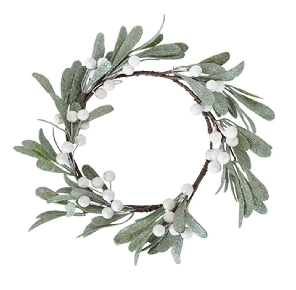 Bärmudd 17cm vit - Kransar och ljusmanschetter - 6416906603728 - 1