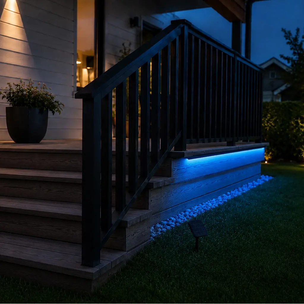 LED-strimmel Solar 2m RGB+W 4000K 1,2W - Solcellebelysning - 6418536037423 - 1