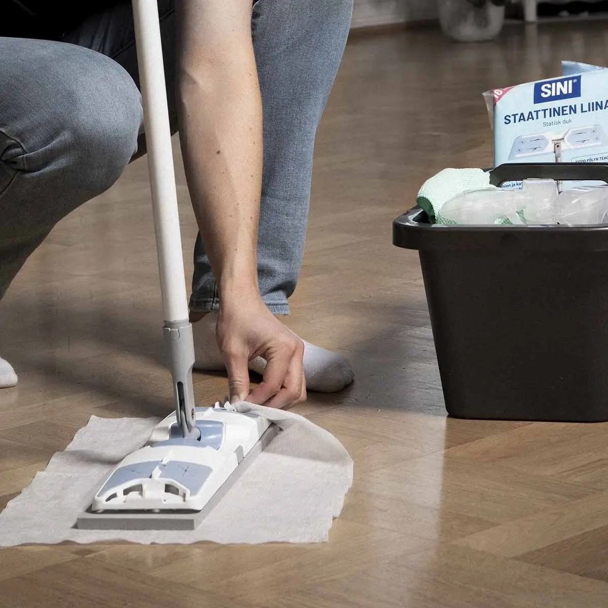 Bla duk statisk 16st - Rengöringsdukar och tvättsvampar - 6423800037443 - 1
