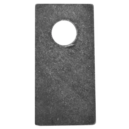 Svejsebeslag 80x40x5mm, hul 16mm - Vinkeljern og perforerede plader - 6430070622514 - 0