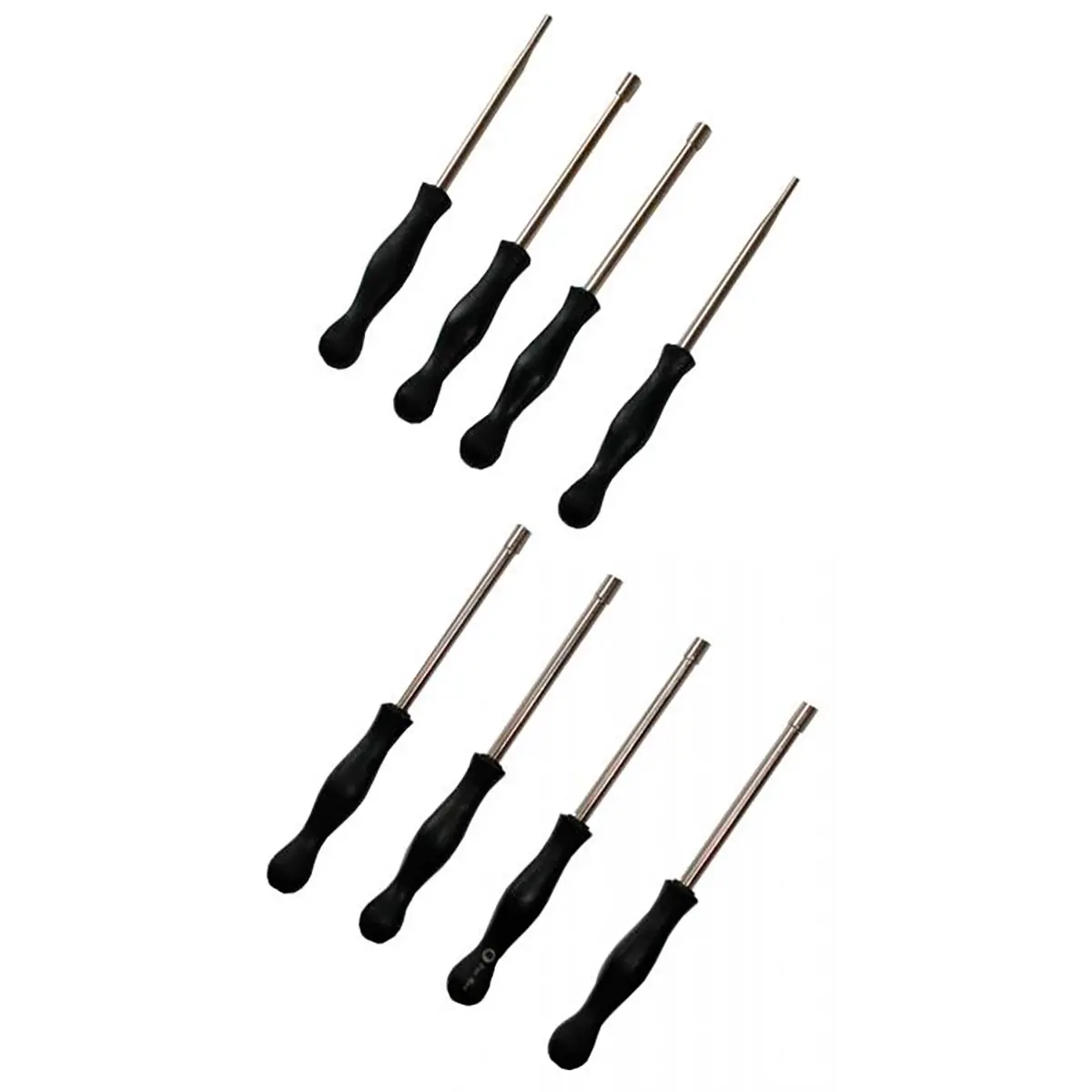 Forgasserjusteringsmejselsæt 8 dele 15 cm - Plæneklipper karburator, brændstof - 6430074697136 - 0