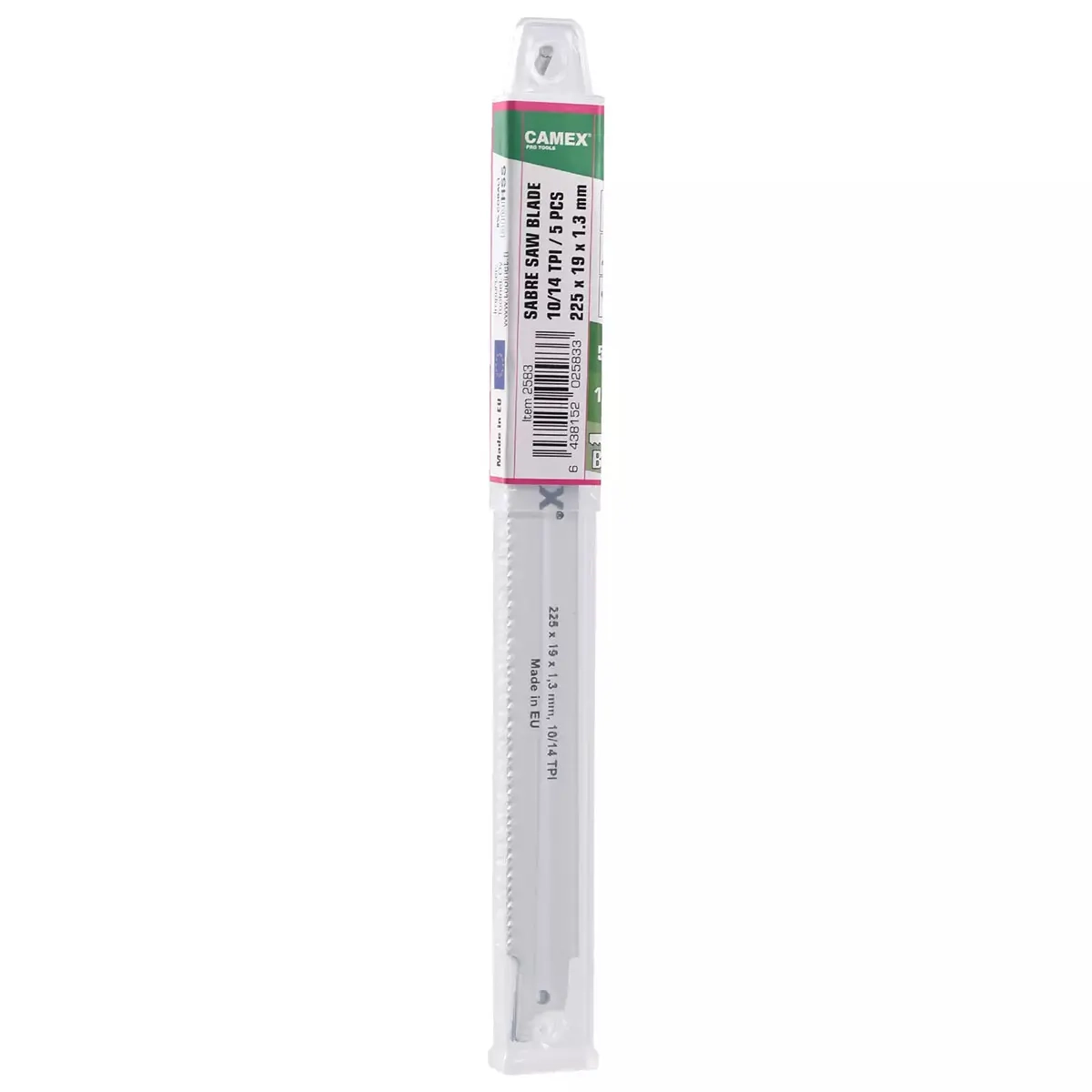 Saveblad til savklinge 225x19x1,3mm 10/14 TPI B - Tiger savklinge - 6438152025833 - 1