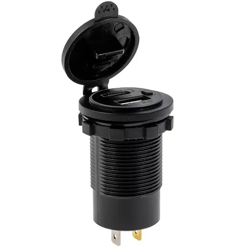 USB-stikdåse USB-A + USB-C 65W 12/24V - Cigarettænderstik og oplader - 6438255003486 - 0