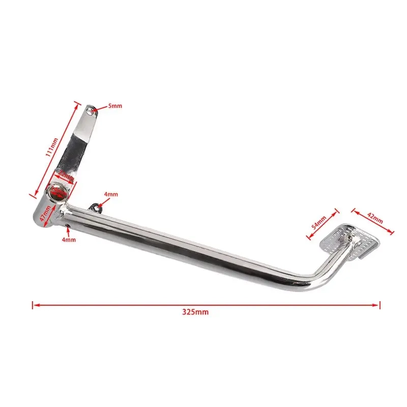 Monkey kromeret bremsepedal - Monkeybike stel reservedele - 6438471030594 - 1