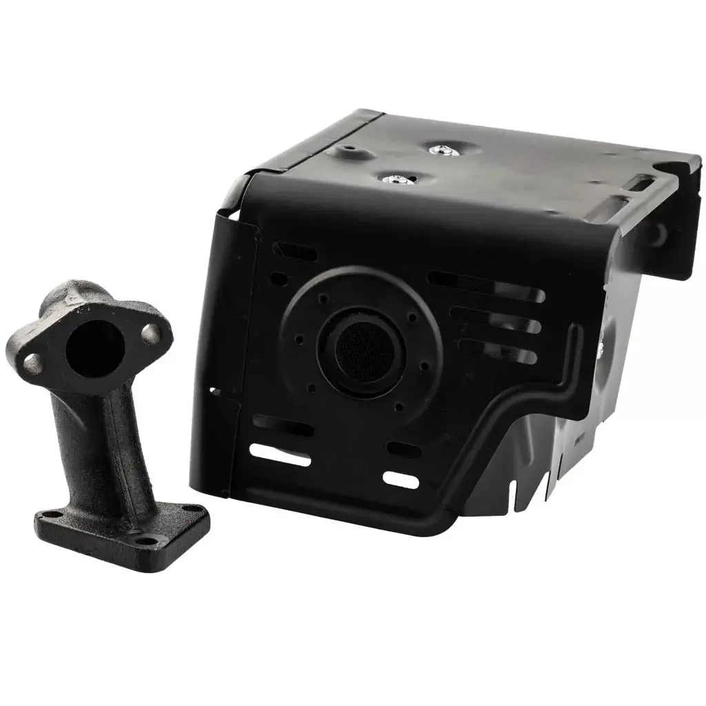 Udstødningsrør til lokal motor, komplet - 9 hk motorreservedele - 6438471343618 - 1