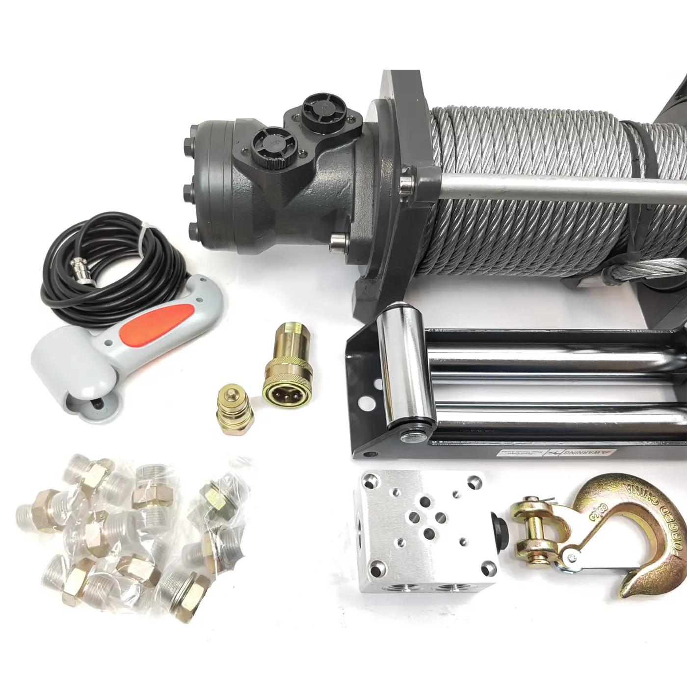 Hydraulisk spil Runva 4536kg 10000lbs - Bilspil - 48776565781 - 3