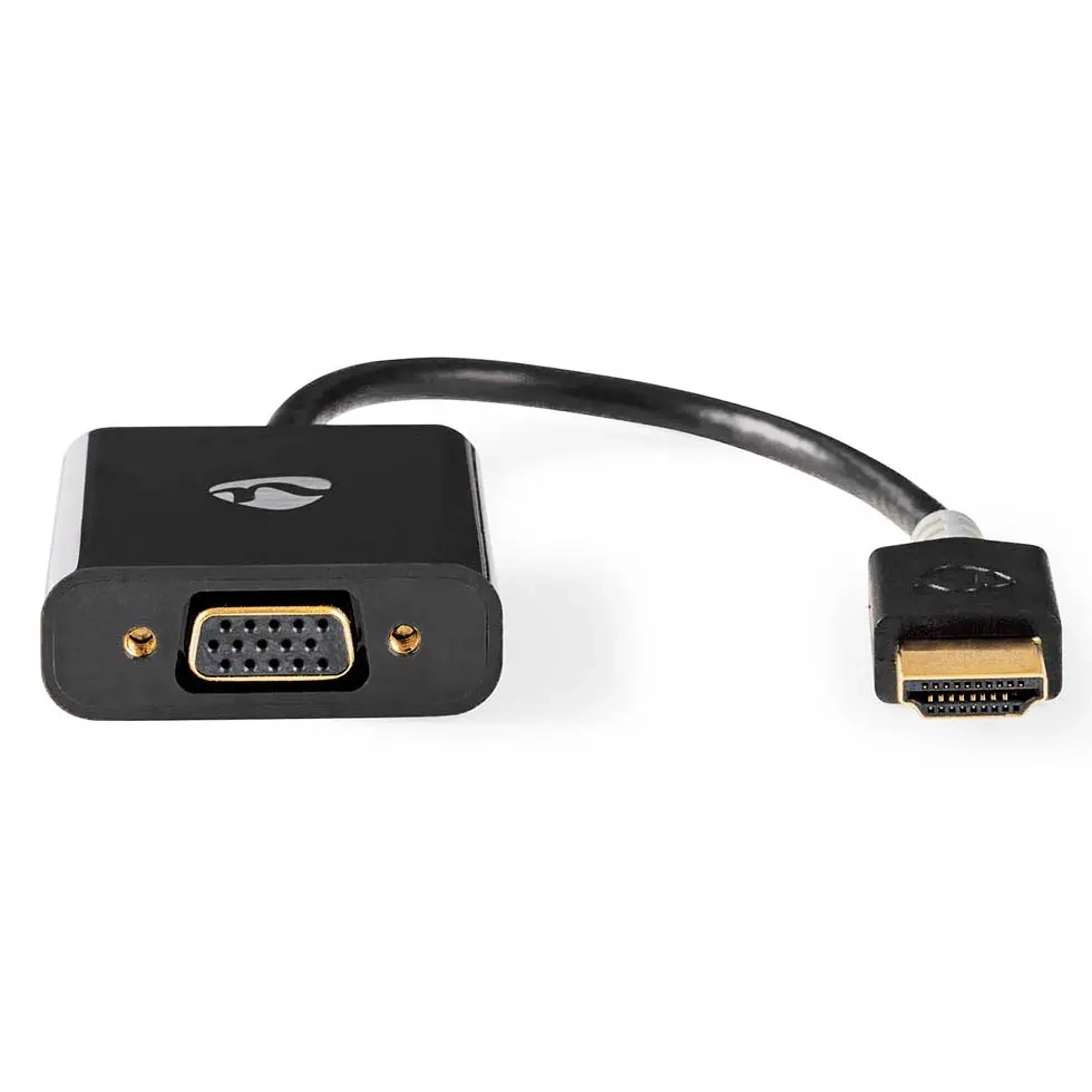 HDMI VGA kabel 20cm - HDMI, USB og datakabler - 5412810264353 - 1