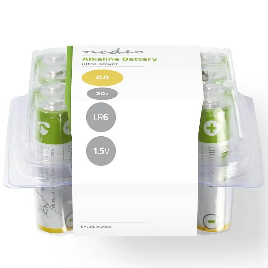Alkaliska batterier AA LR6 1,5V 20 st - AA- och AAA-batterier - 5412810266791 - 1