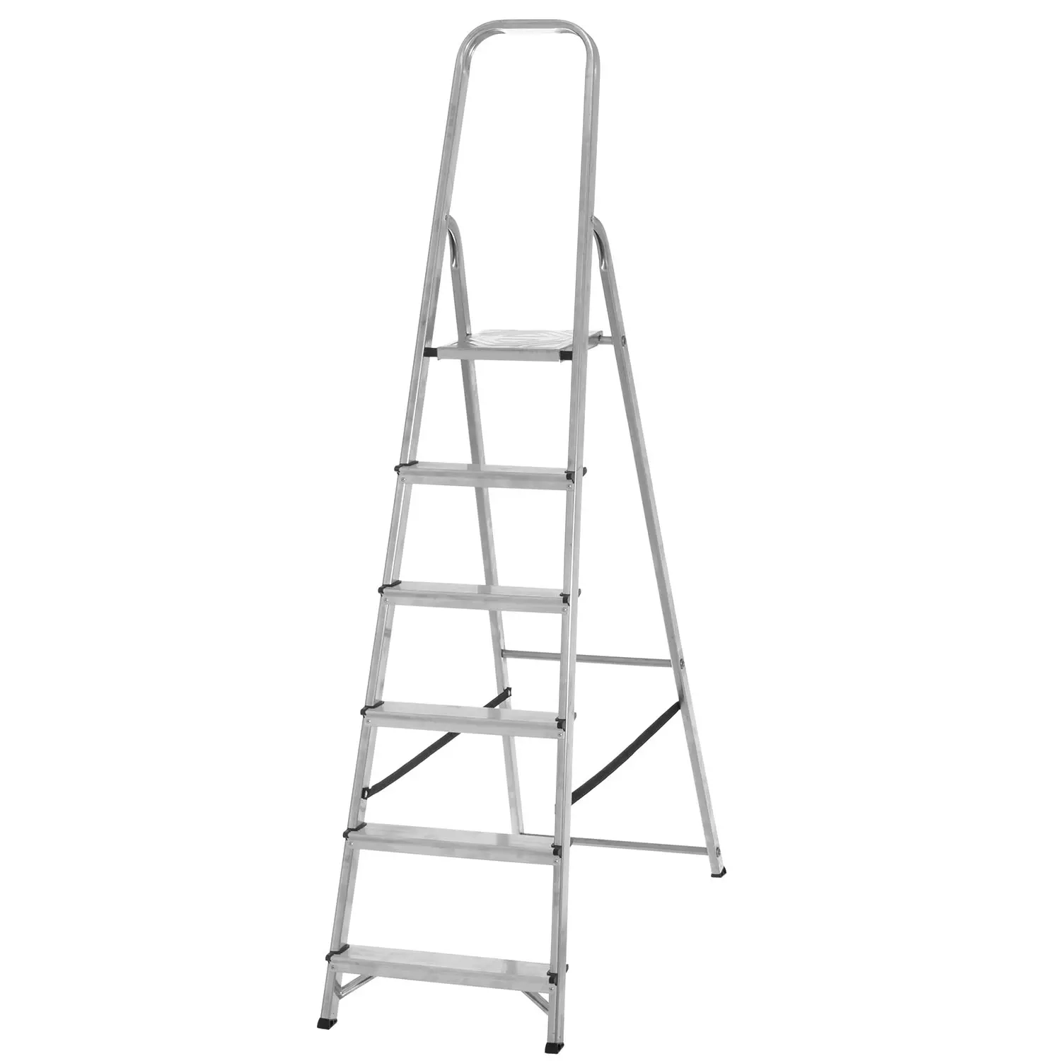 Aluminium stige 6 trin - Trinskamler og A-stige - 6410416154640 - 0