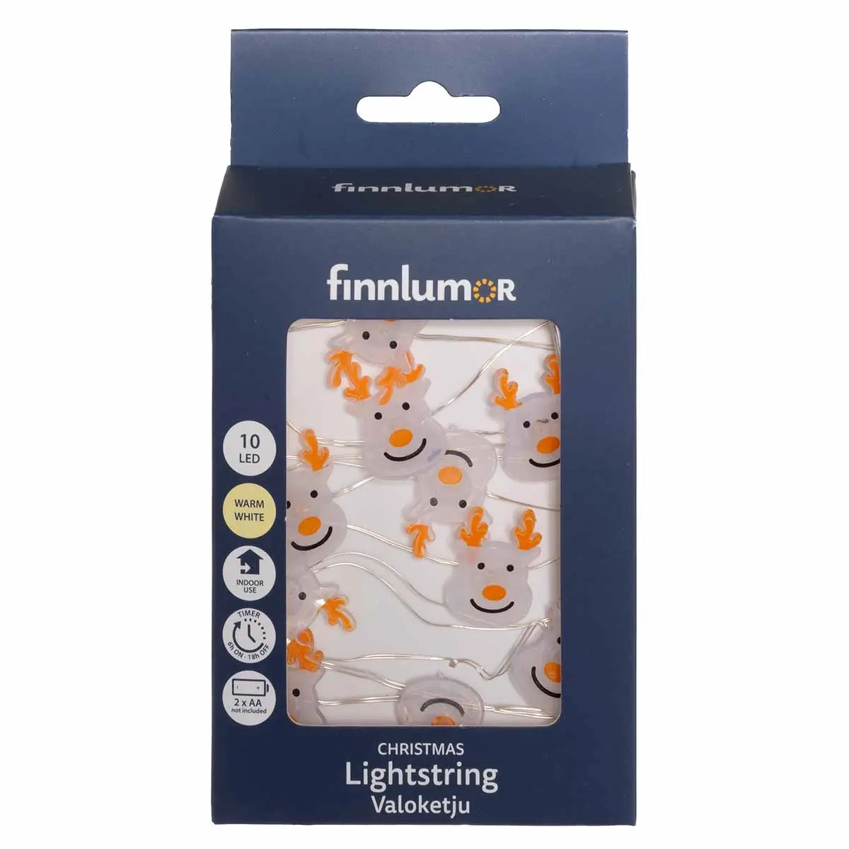 Ljusslinga Renens ansikte 10LED - Batteridrivna ljusslingor - 6410416492131 - 0