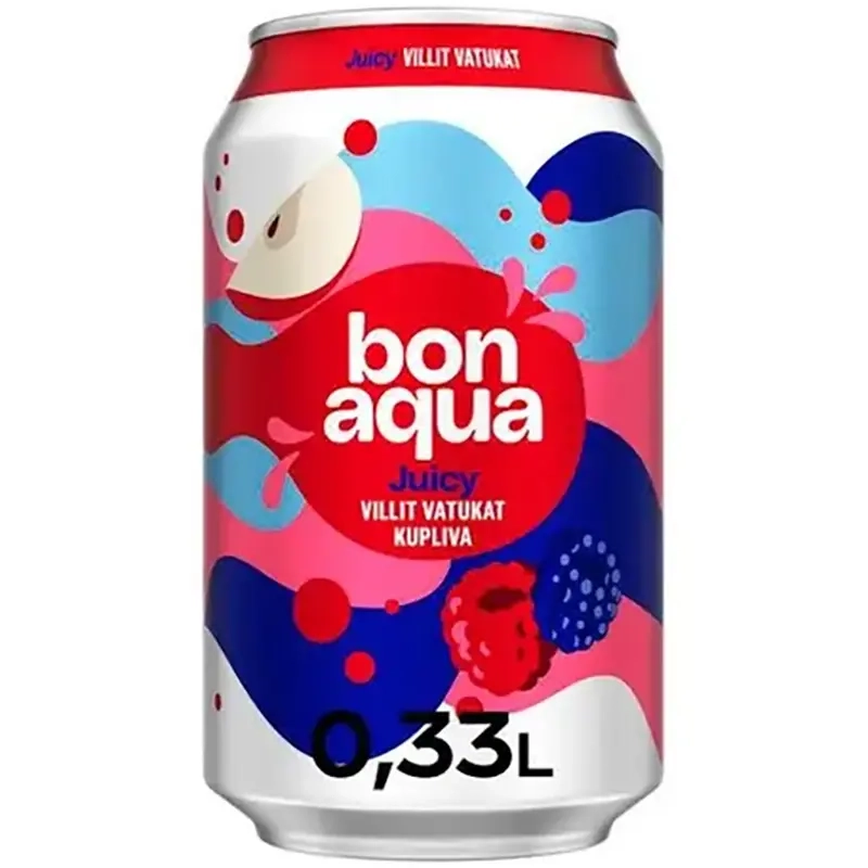 Bonaqua Vilda Hallon & Björnbär 0,33L - Läsk och kolsyrade drycker - 6415600574891 - 0