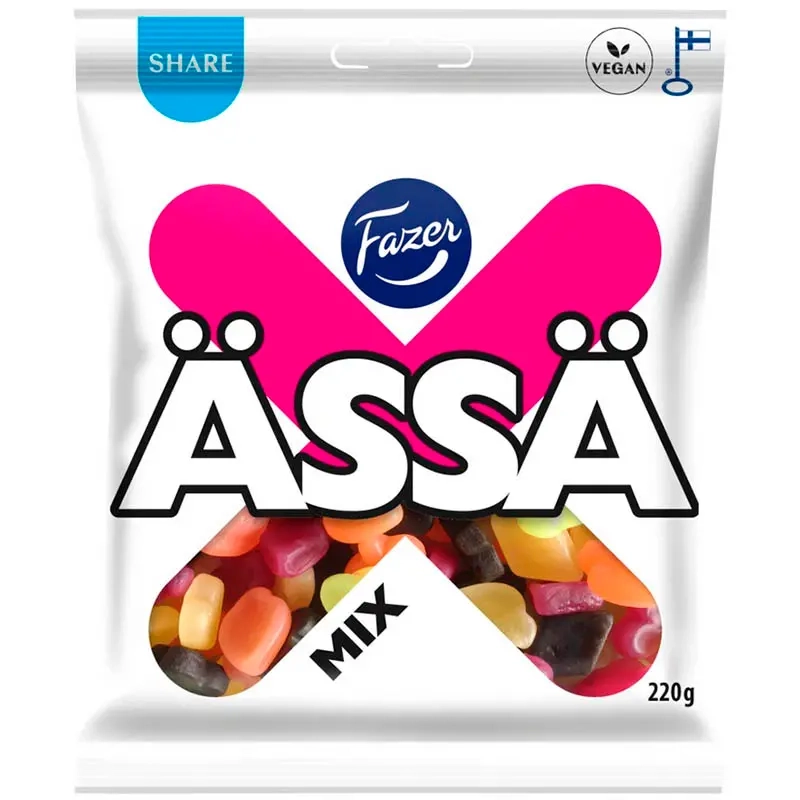 Fazer Ässä Mix 220g 18-pack - Godispåsar - 6416453451322 - 0