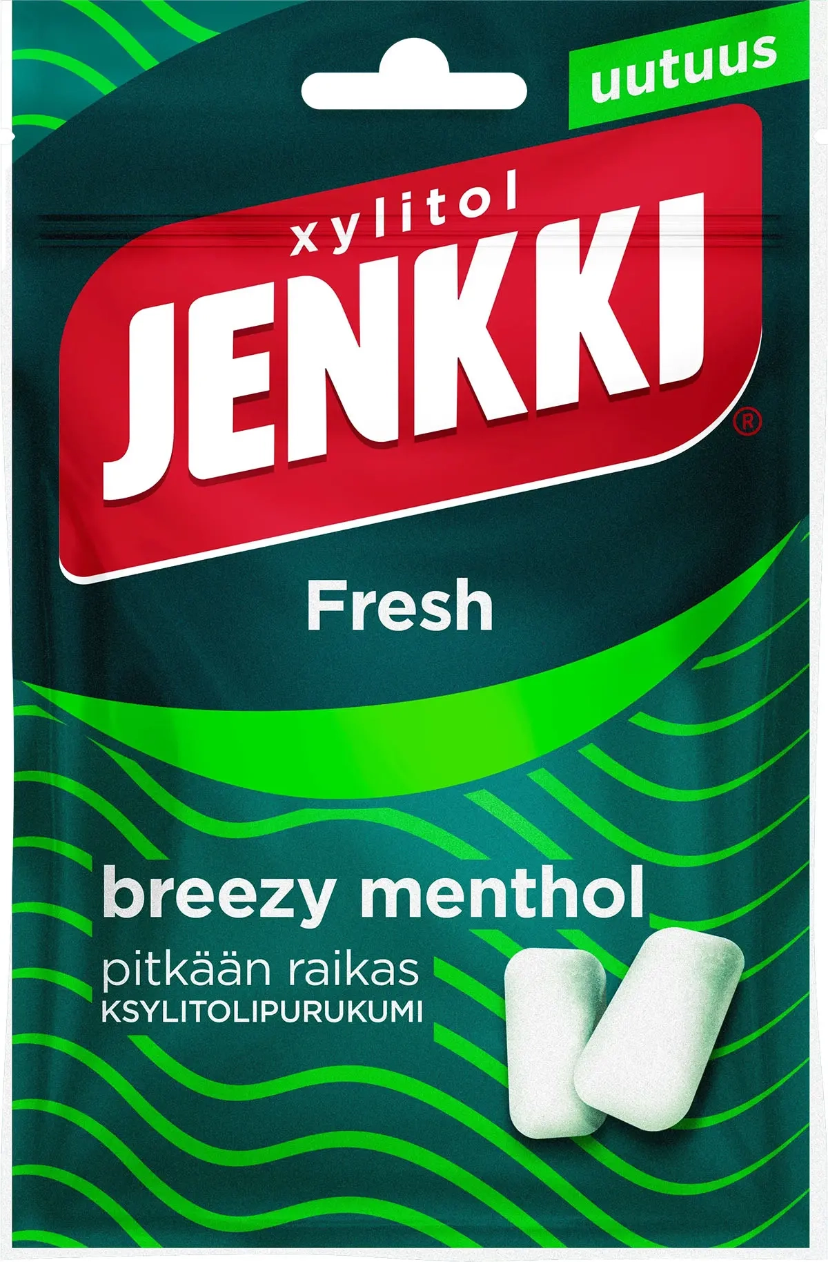 Amerikansk Fresh 35 g Breezy Menthol tyggegummi - Pastiller og tyggegummi - 6420256016640 - 0