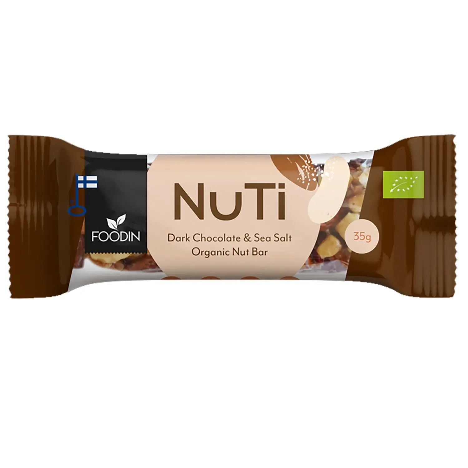 Foodin Nuti Dark Chocolate & Seasalt pat - Slikbarer - 6430048237412 - 1