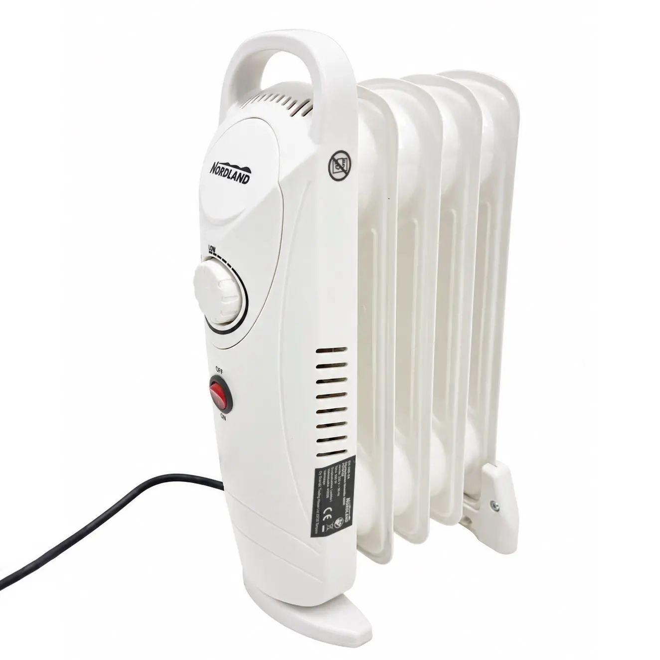 Oljeradiator 500W med termostat - Värmeelement - 6438168121413 - 0